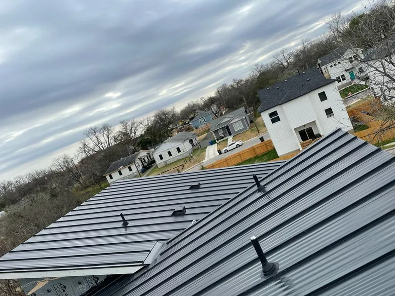 Standing seam metal roof panels with vents for Skylight Repair in Vernal